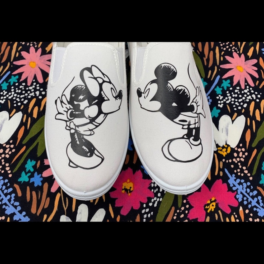 Mickey and Minnie custom shoes